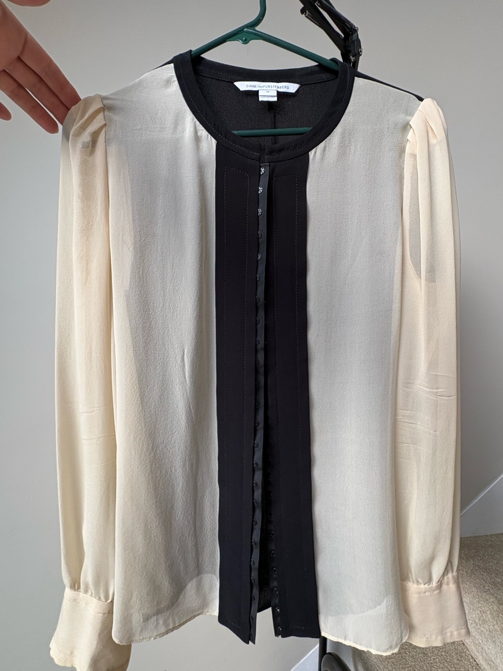 Dianne von Furstenberg silk blouse